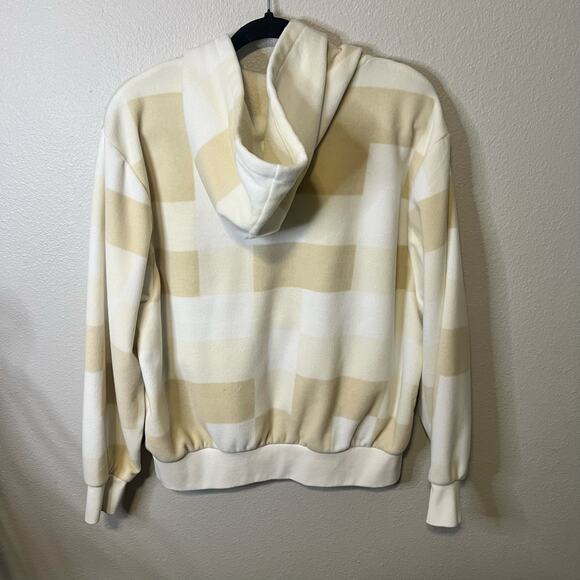Vans Fleece Tan and Beige Hoodie Sweatshirt Size S - Picture 4 of 5